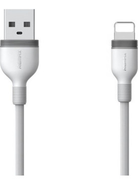 Remax Flat USB to Lightning Cable Λευκό 1m (Armor)