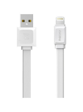 Remax Flat USB to Lightning Cable Λευκό 1m (Fast Safe)