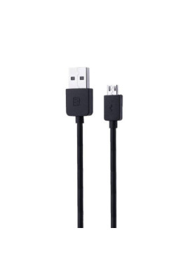Remax Flat USB 2.0 to micro USB Cable Μαύρο 1m (Fast Safe)
