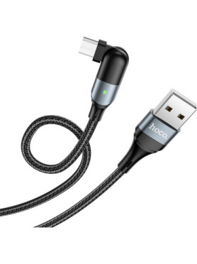 Remax Flat USB 2.0 to micro USB Cable Μαύρο 1m (Fast Safe)