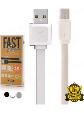 Remax Flat USB 3.0 to micro USB Cable Λευκό 1m (Fast Safe)