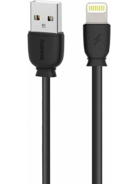 Remax Regular USB to Lightning Cable Μαύρο 1m (Suji)