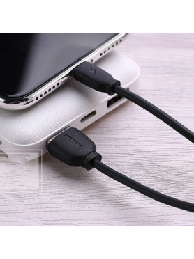 Remax Regular USB to Lightning Cable Μαύρο 1m (Suji)