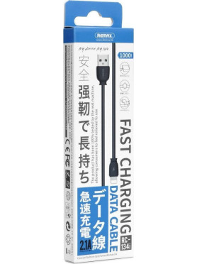 Remax Regular USB to Lightning Cable Μαύρο 1m (Suji)