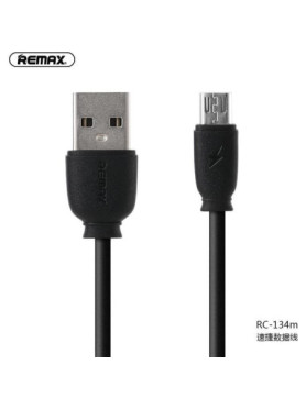 Remax Regular USB 2.0 to micro USB Cable Μαύρο 1m (Suji)