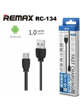 Remax Regular USB 2.0 to micro USB Cable Μαύρο 1m (Suji)