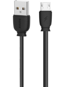 Remax Regular USB 2.0 to micro USB Cable Μαύρο 1m (Suji)