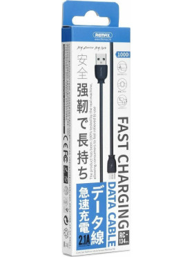 Remax Regular USB 2.0 to micro USB Cable Μαύρο 1m (Suji)