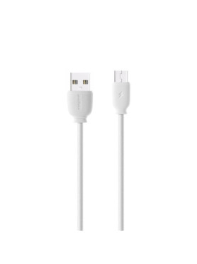 Remax RC-134m Regular USB 2.0 to micro USB Cable Λευκό 1m