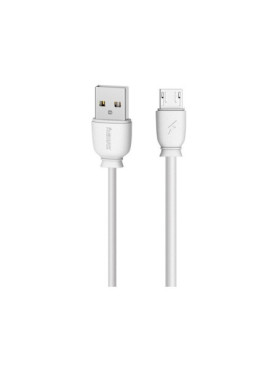 Remax RC-134m Regular USB 2.0 to micro USB Cable Λευκό 1m