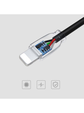 Remax RC-134m Regular USB 2.0 to micro USB Cable Λευκό 1m