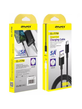 Awei Regular USB 2.0 to micro USB Cable 1m (888032)
