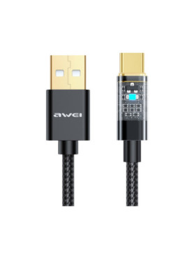Awei CL-139T USB 2.0 Cable USB-C male - USB-B 100W Μαύρο 1m (887684)
