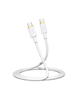 Moxom MX-CB135 USB 2.0 Cable USB-C male - USB-C 60W Λευκό 2m