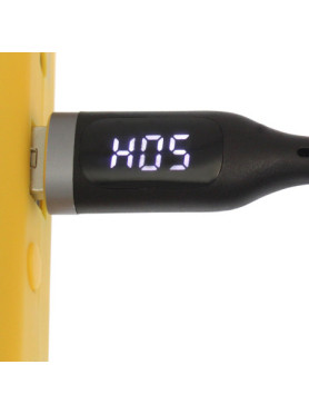 Moxom LED USB 2.0 to micro USB Cable Μαύρο 1m (MX-CB39)