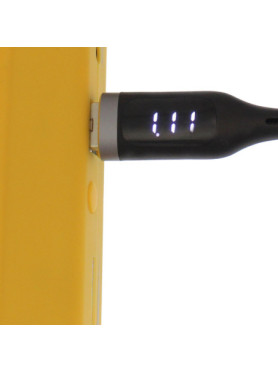 Moxom LED USB 2.0 to micro USB Cable Μαύρο 1m (MX-CB39)