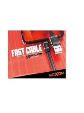 Moxom MX-CB45 USB to Lightning Cable Μαύρο 1m