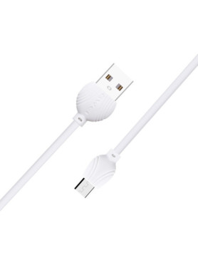 Awei Regular USB 2.0 to micro USB Cable Λευκό 1m (CL-61)