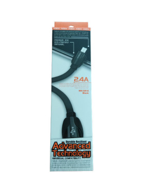 Moxom MX-CB18 Regular USB 2.0 to micro USB Cable Μαύρο 1m
