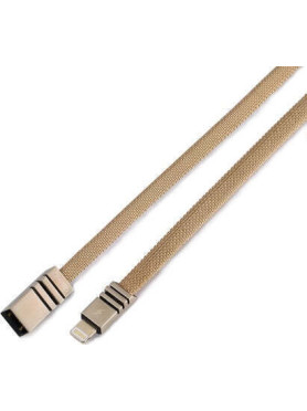 Remax Braided USB 2.0 to micro USB Cable Μπεζ 1m (2 in 1 Weave)