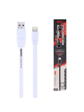 Remax Flat USB to Lightning Cable Λευκό 2m (Full Speed)