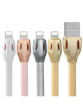 Remax Flat USB to Lightning Cable Γκρι 1m (Laser)