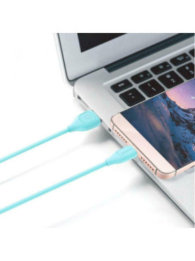 Remax Regular USB to Lightning Cable Μπλε 1m (Lesu)