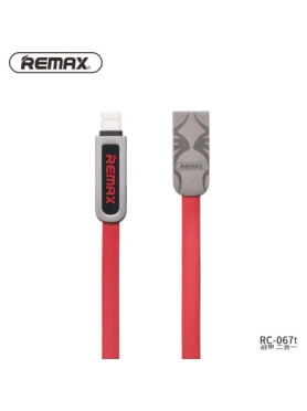 Remax Armor RC-067t Flat USB to Lightning / micro USB Cable Κόκκινο 1m