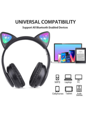 L450 Ασύρματα / Ενσύρματα Over Ear Ακουστικά με 10 ώρες Λειτουργίας Μαύρα