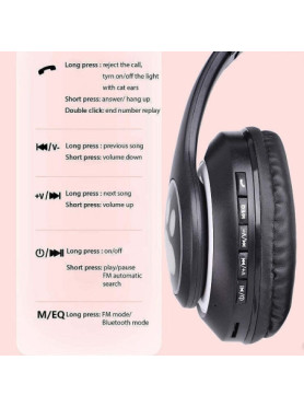 L450 Ασύρματα / Ενσύρματα Over Ear Ακουστικά με 10 ώρες Λειτουργίας Μαύρα