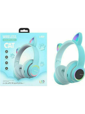 L450 Ασύρματα / Ενσύρματα Over Ear Ακουστικά με 10 ώρες Λειτουργίας Γαλάζια