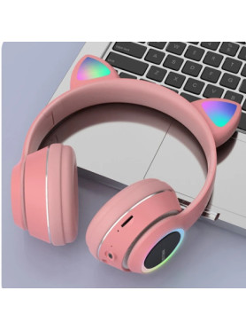 L450 Ασύρματα / Ενσύρματα Over Ear Ακουστικά με 10 ώρες Λειτουργίας Ροζ