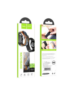Hoco Watchband Hoco Wh03 Jane Eyre Series Από Ultra-thin Nylon Για Samsung Huawei Xiaomi Vivo Κα 22mm Universal Camouflage 7-χρω