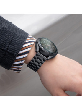 Watchband Hoco Wh06 Grand Series Για Samsung Huawei Xiaomi Vivo Oppo Κα 20mm Universal Μαύρο