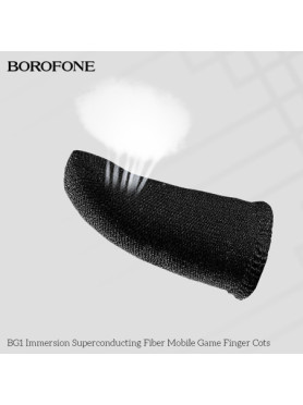 Borofone BG1 Superconducting Fiber Finger Sleeves σε Μαύρο χρώμα