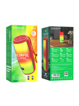 Borofone BR20 Ηχείο Bluetooth 10W με Ραδιόφωνο και Διάρκεια Μπαταρίας έως 4 ώρες Κόκκινο