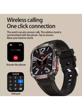 TKY-M5 Smartwatch με Παλμογράφο (Πράσινο)