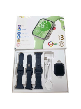 Z03 Pro 44mm Smartwatch με Παλμογράφο (Μαύρο)