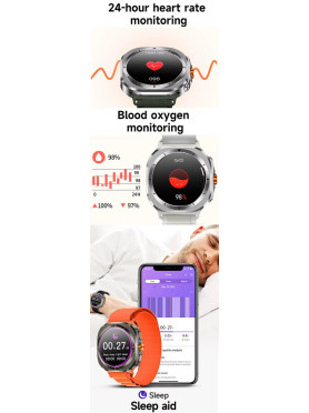 Z7 Ultra Smartwatch με Παλμογράφο (Μαύρο)