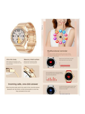 LG76 Mini Smartwatch (Χρυσό)