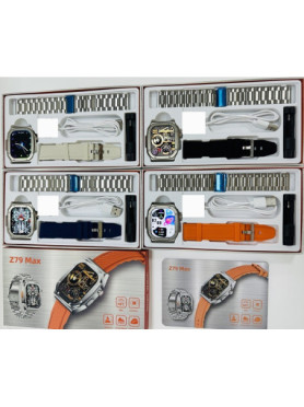 Z79 Max Smartwatch με Παλμογράφο (Μαύρο)