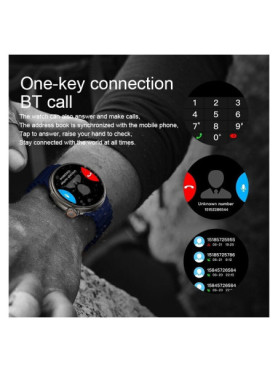 Z78 Ultra 49mm Smartwatch με Παλμογράφο (Μαύρο)