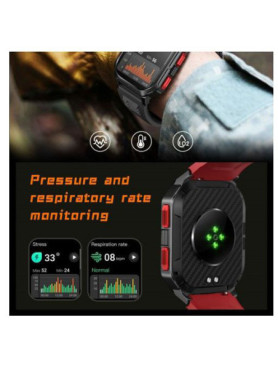 TKY-88 Smartwatch με Παλμογράφο (Μαύρο)