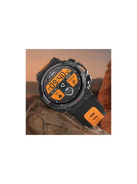 TKY-S56T Smartwatch με Παλμογράφο (Μαύρο Πορτοκαλί)