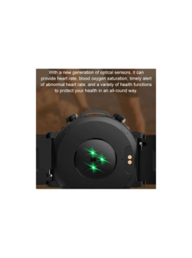 TKY-S56T Smartwatch με Παλμογράφο (Μαύρο Πορτοκαλί)
