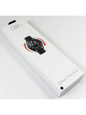 Z57 Aluminium Smartwatch με Παλμογράφο (Black/Silver)