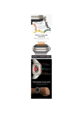 Z70 Ultra 49mm Smartwatch με Παλμογράφο (Μπλε)