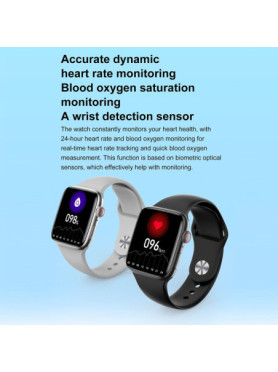 NO.1 DT8 Mini Smartwatch (Γκρι)