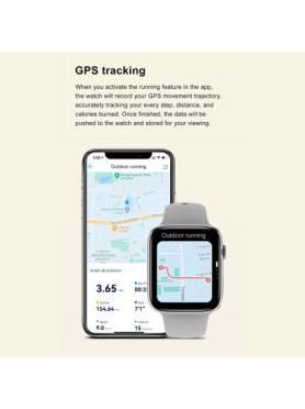 NO.1 DT8 Mini Smartwatch (Γκρι)