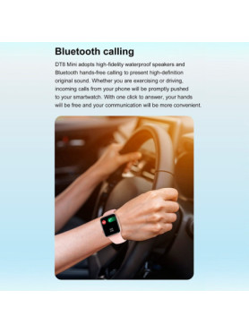 NO.1 DT8 Mini Smartwatch (Γκρι)